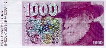 швейцарские франки